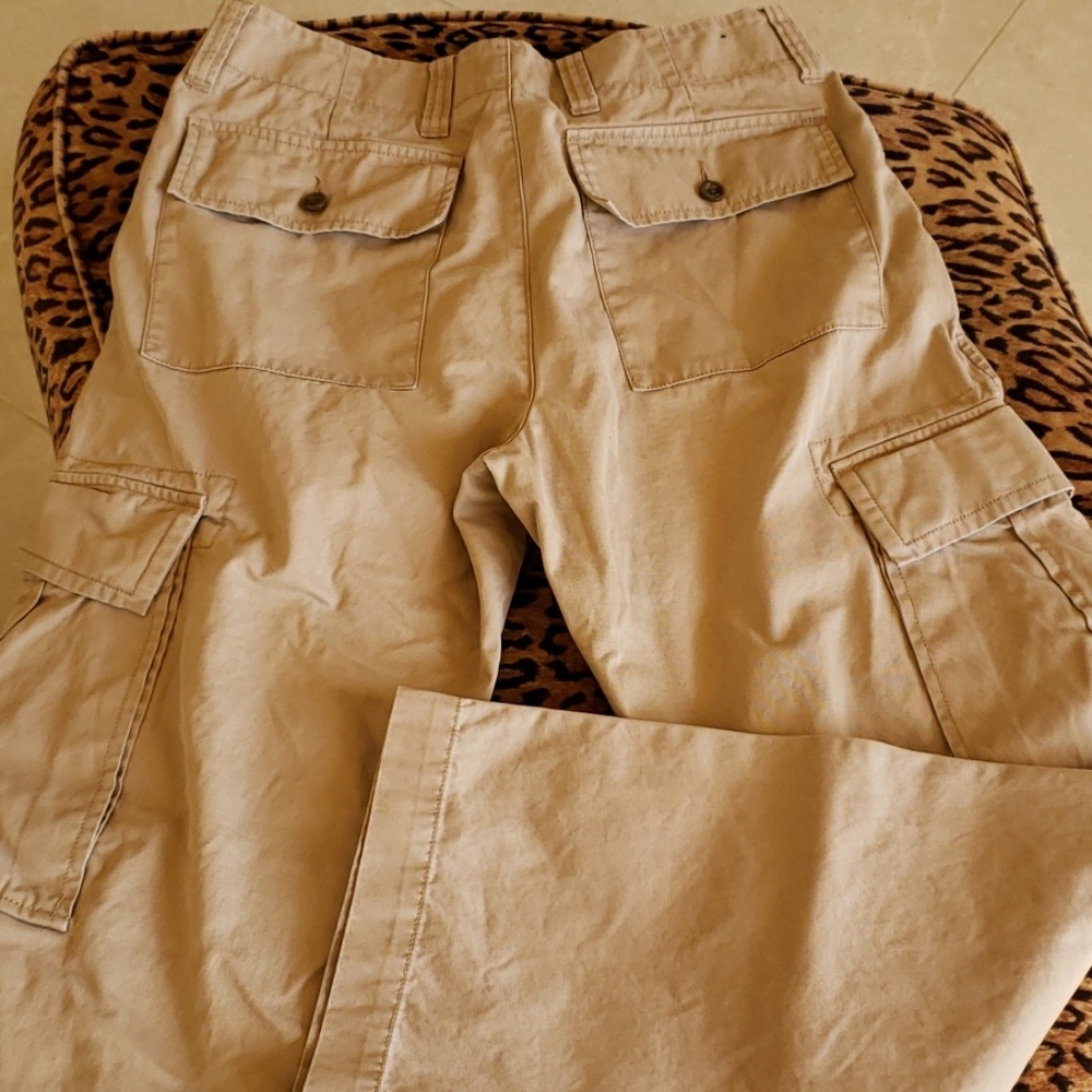 BANANA REPUBLIC cargo khaki pants 31x30 - Picture 5 of 5